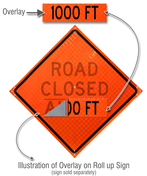 1000 FT Overlay – 22 × 7″