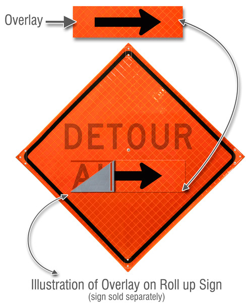 Arrow Overlay – 22 × 7″