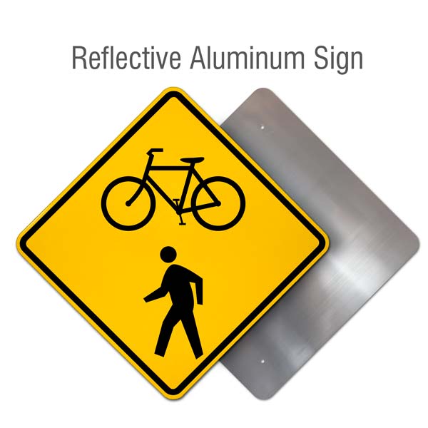 Bicycle & Pedestrian Crossing Sign