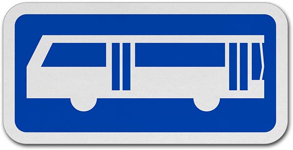 Bus Stop Information Sign