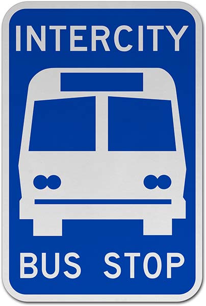 Bus Stop Information Sign