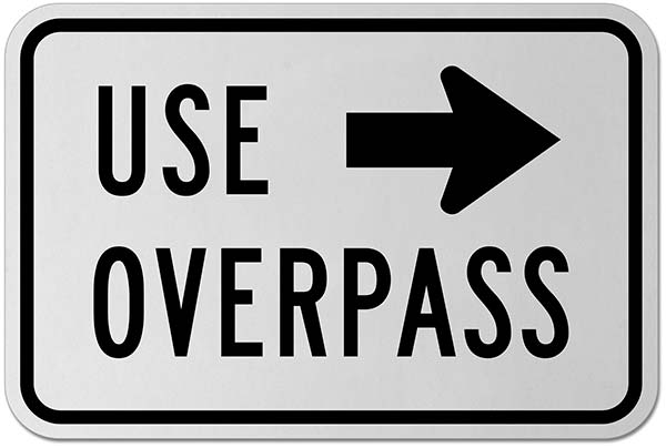 Use Overpass Sign