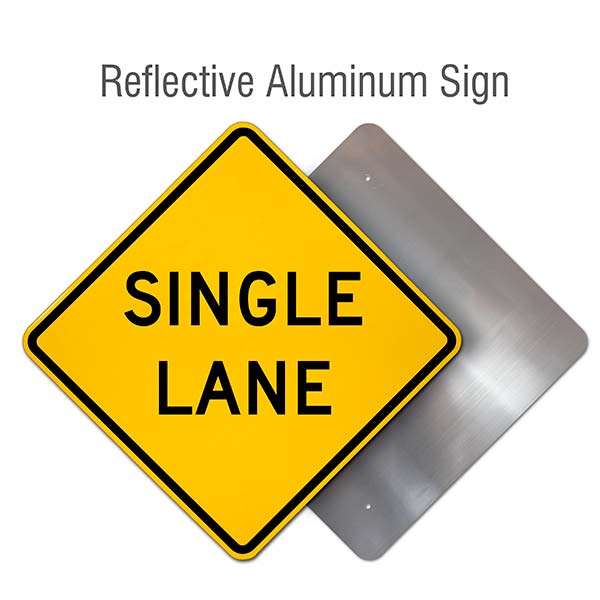 Single Lane Sign