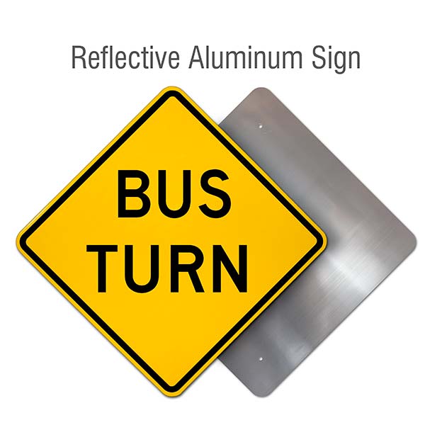 Bus Turn Sign