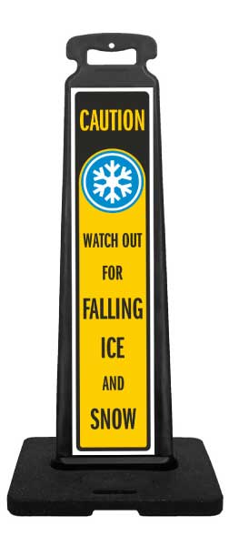 Watch Out for Falling Ice and Snow Vertical Panel