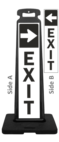 Exit Vertical Panel