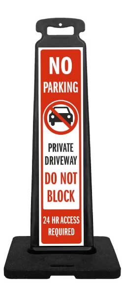 Private Driveway Vertical Panel