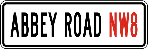 Abbey Road Replica Street Sign