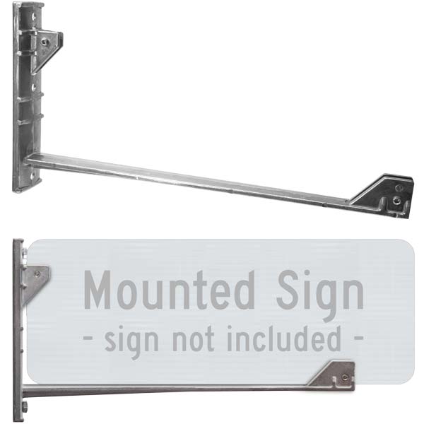16″ Wing Bracket for Street Signs