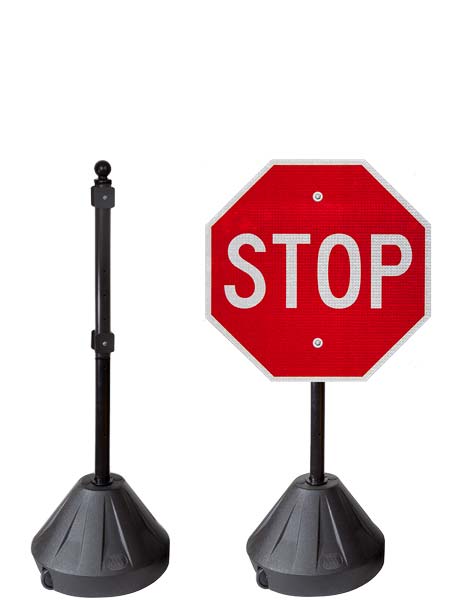Portable Pole 2 Sign Stand