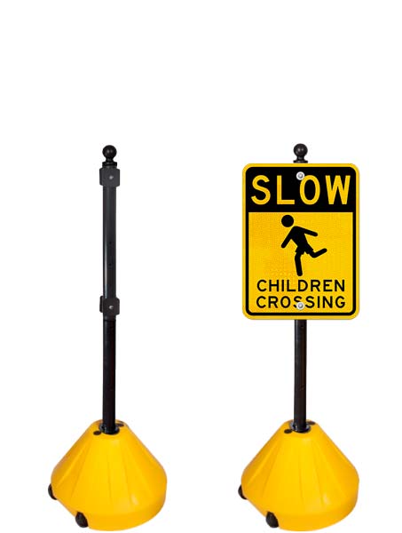 Portable Pole 2 Sign Stand