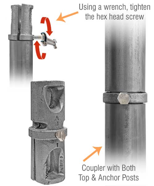 SNAP’n SAFE Round Sign Post Breakaway