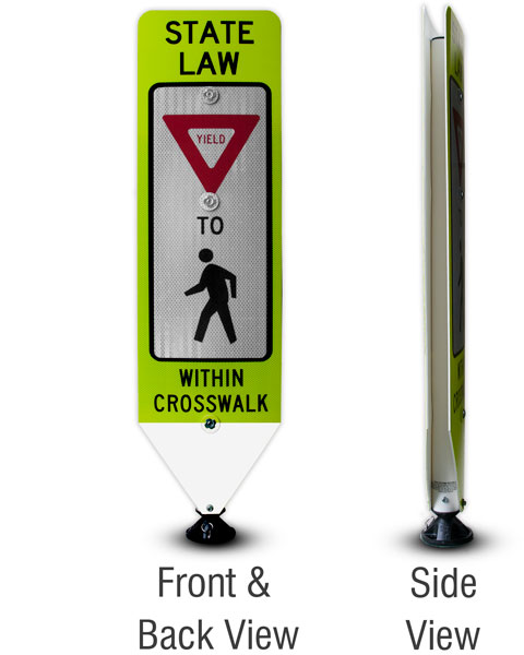 Replacement Yield To Pedestrians Panel
