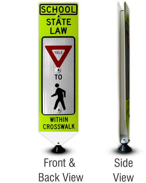 Replacement School Yield To Pedestrians Panel