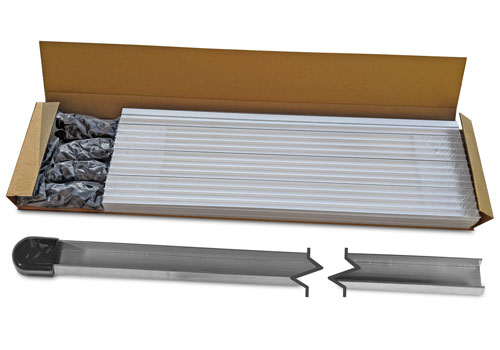 36" Long Aluminum Yard Sign Stakes