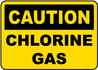 Nevada Chlorine Gas Sign