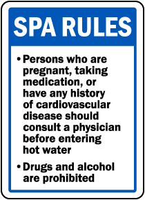 Oklahoma Spa Rules Sign