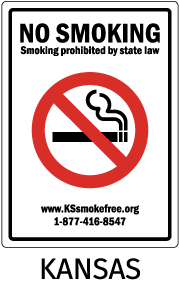 Kansas No Smoking Sign