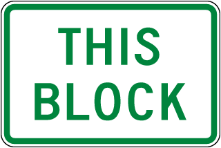 This Block Sign