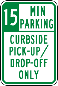 Custom Limited Time Parking Sign