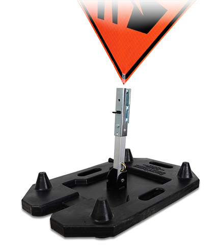 Portable Sign Base - StackMaster Roll-Up Sign Stand