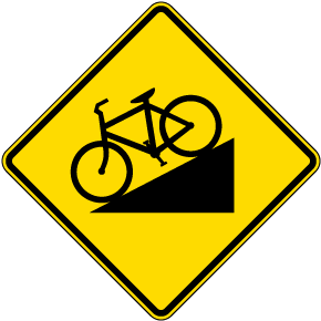 Hill (Bicycle) Sign