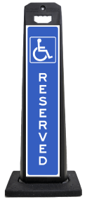 Accessible Reserved Parking Vertical Panel