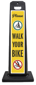 Walk Your Bike Vertical Panel