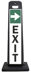 Exit Vertical Panel