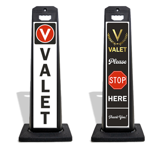 Valet Parking Vertical Panel Signs