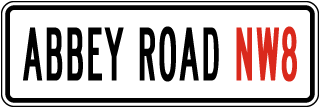 Abbey Road Replica Street Sign
