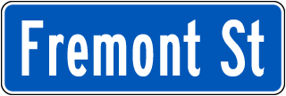 Fremont Street Replica Sign
