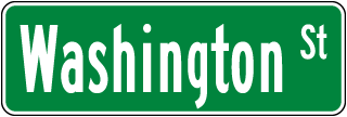Washington Street Replica Sign