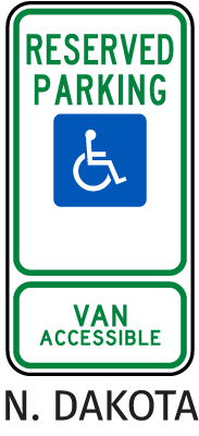 North Dakota Accessible Parking