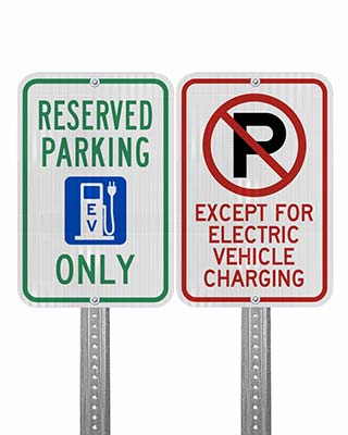 EV Parking Signs