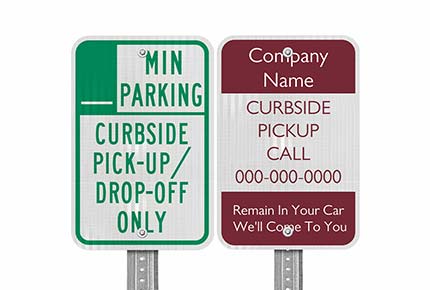 Custom Curbside Signs