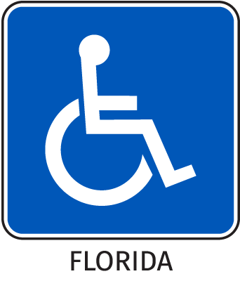 Florida Accessible Parking Sign
