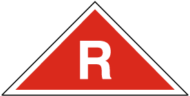 Red / White NJ Roof Truss Sign