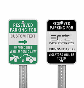 Custom Business Parking Signs