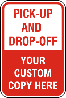 Custom School Parking Sign