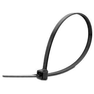 7.5″ Black UV Resistant Cable Tie - 50 lb. Tensile Strength