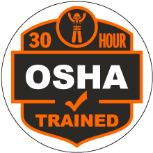 30 Hour Osha Trained Hard Hat Sticker