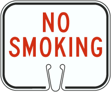 No Smoking Cone Sign