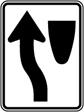 Keep Left Sign