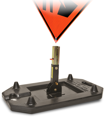 Zephyr Sign Stand For Roll-Up Signs