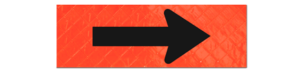 Arrow Overlay 22 × 7″