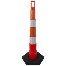 42" Channelizer Cone with 4 bands and 16lb. Base