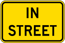In Street Sign