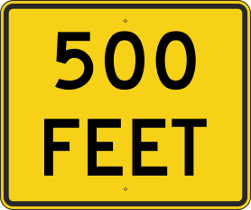 Custom Yellow Supplemental Warning Sign