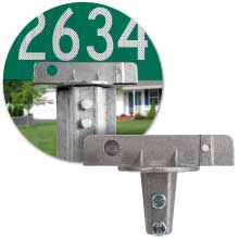 180 Degree U-Channel Post Sign Bracket